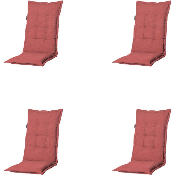 Madison kussen hoge rug manchester - 123x50x7cm set van 4