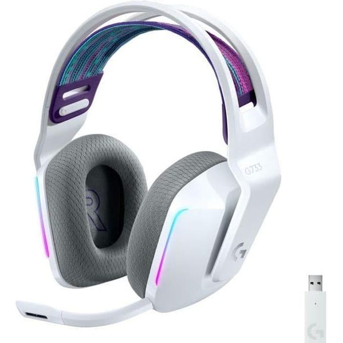 Logitech G733 LIGHTSPEED - Draadloze Gaming Headset - PS5/PS4 & PC - Wit