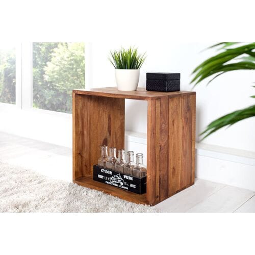 Bijzettafel sheesham 45 cm