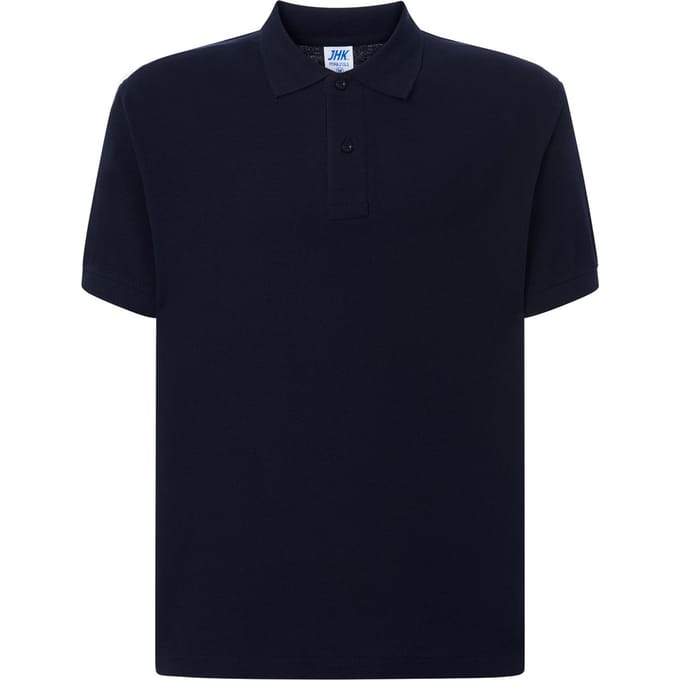 JHK Heren Pique Regular Poloshirt (Marine)