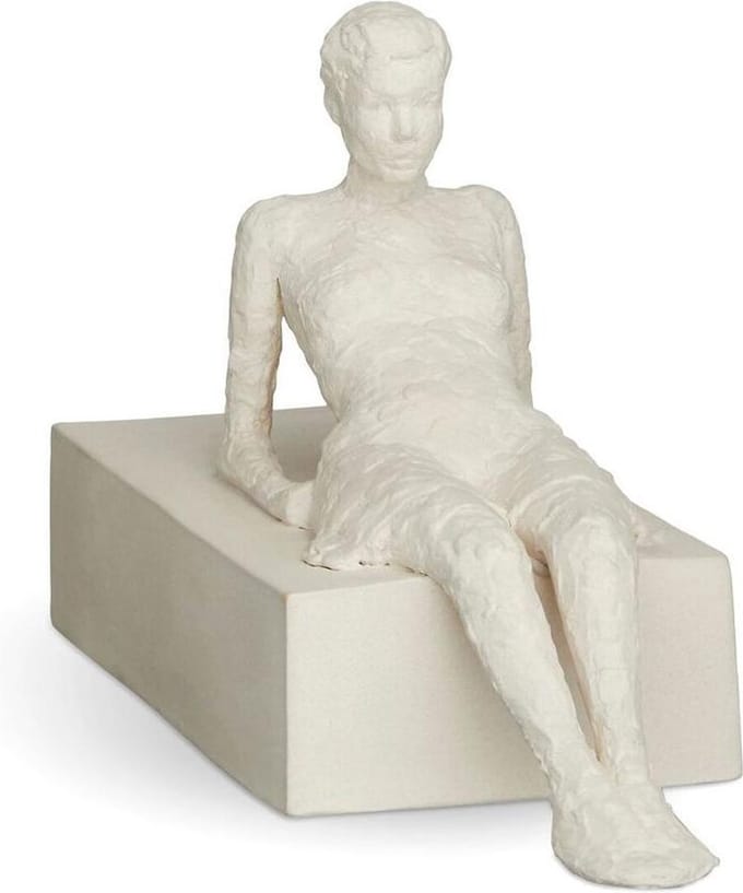 Kähler Design Character - The Attentive One - Hoogte 13 cm - Wit