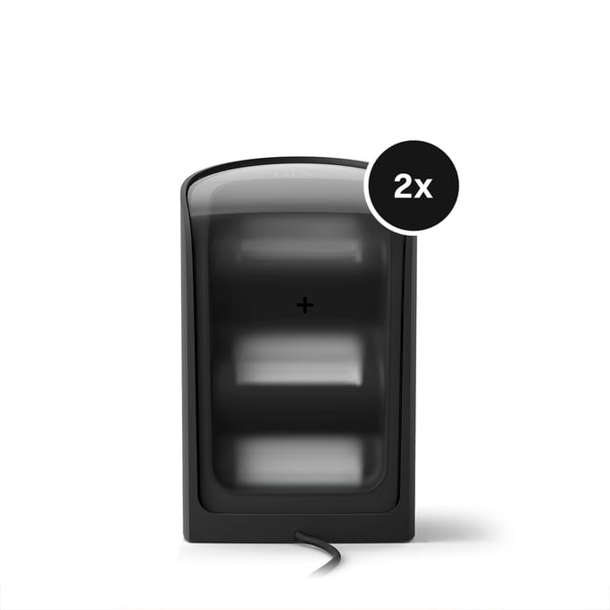 Philips Hue Tafellamp 8720169385993 Philips Hue Play Wallwasher, Doppelpack, schwarz LED 20 W