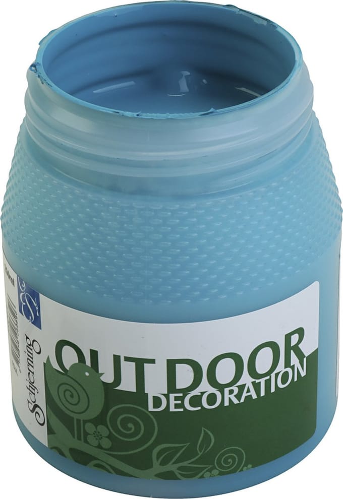 Outdoor Verf, blauw, 250 ml/ 1 fles
