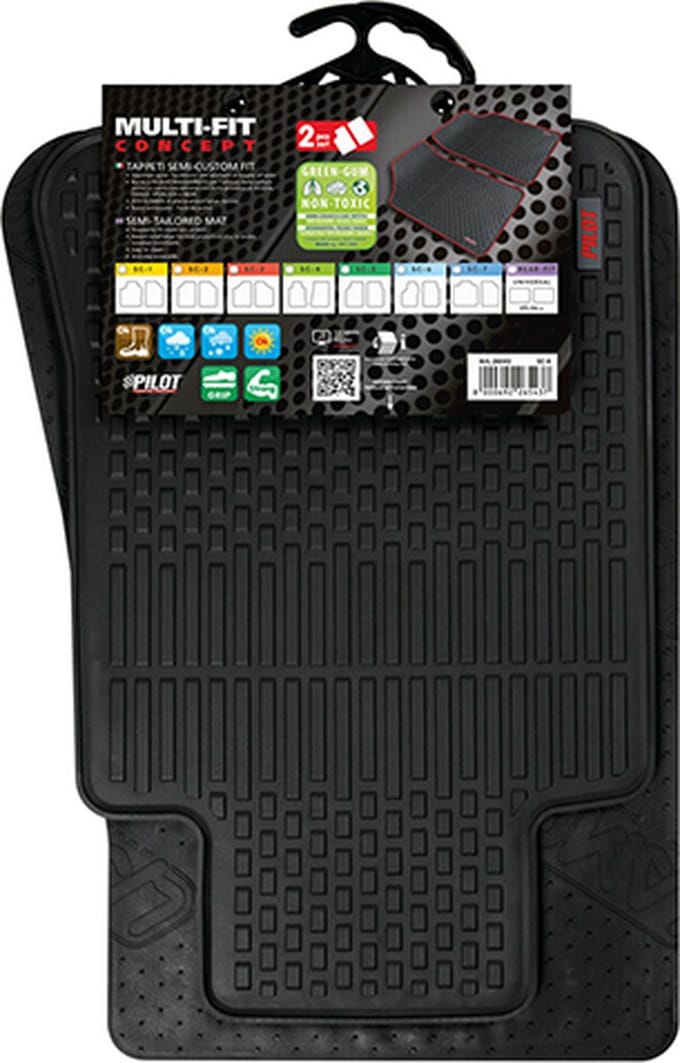 Automatten | Rubber matset 2 delig - SC-4- Front