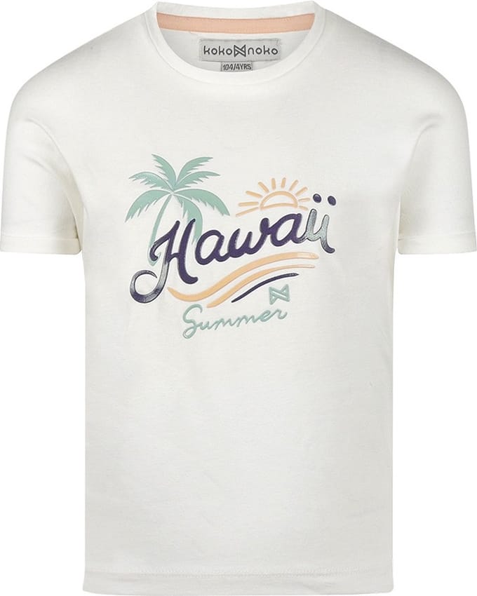 Koko Noko Meisjes T-shirt - Off white