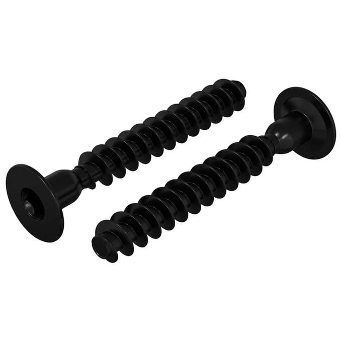 vidaXL Socket cap head schroef 2 st Zwart M5 x 40 mm IJzer