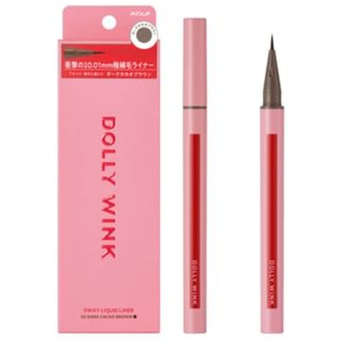 Koji - Dolly Wink 5 Way Liquid Liner 02 Dark Cacao Brown