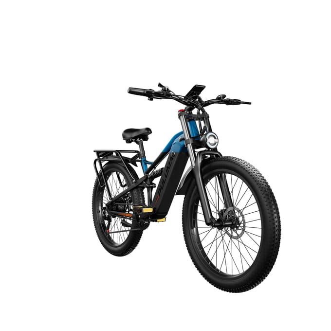 Elektrische Mountainbike PULUMA PE86 met 48V 20Ah Batterij 26Inch blauw