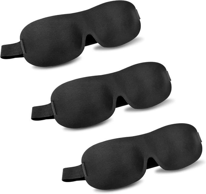 Slaapmasker - 3 Stuks voor een Ongestoorde Nachtrust