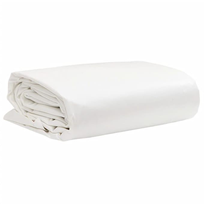 vidaXL - Dekzeil - 650 - g/m² - 4x7 - m - wit