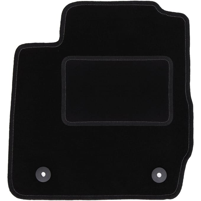Bestuurdersmat zwart voor: Ford Fiesta MK7 hatchback (2011-2017)