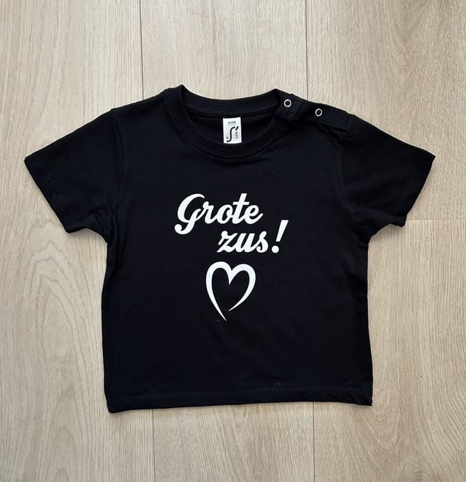 T-shirt Grote Zus - maat 92, 98