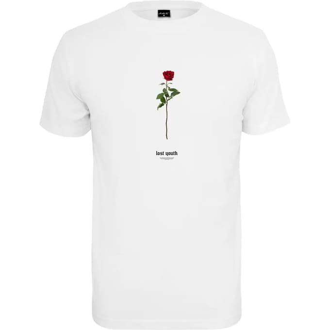 Mister Tee - Lost Youth Rose Heren T-shirt - S - Wit