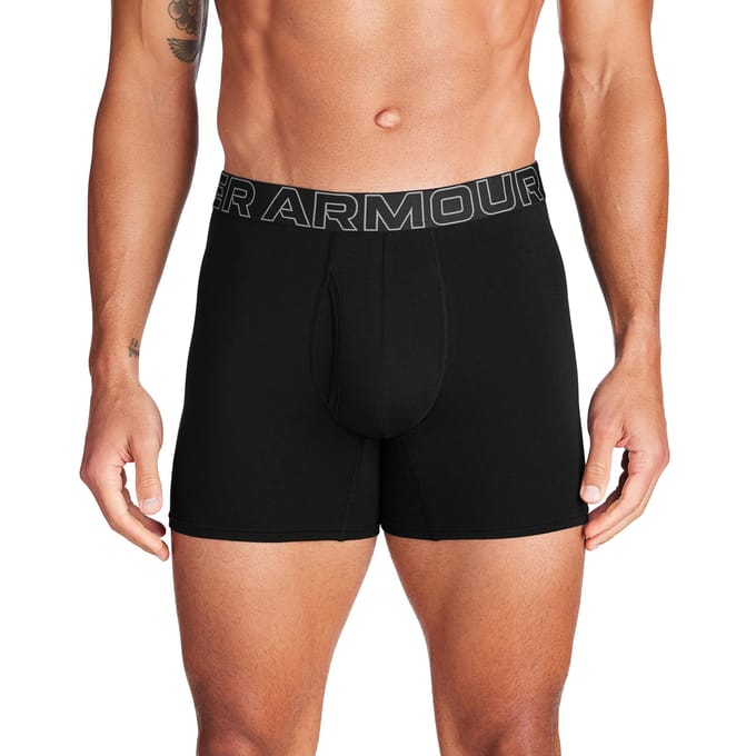 Under Armour Ua Performance Cotton - Solid 6 In 3Pk Boxershorts