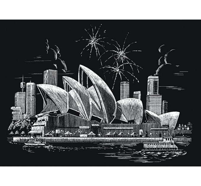Krasplaat "Sydney Opera House"
