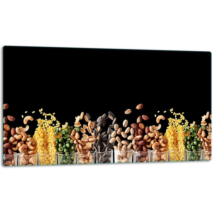 TMK ArtDeko - Snijplank - 52x30cm - Zwart - Glas - Universeel
