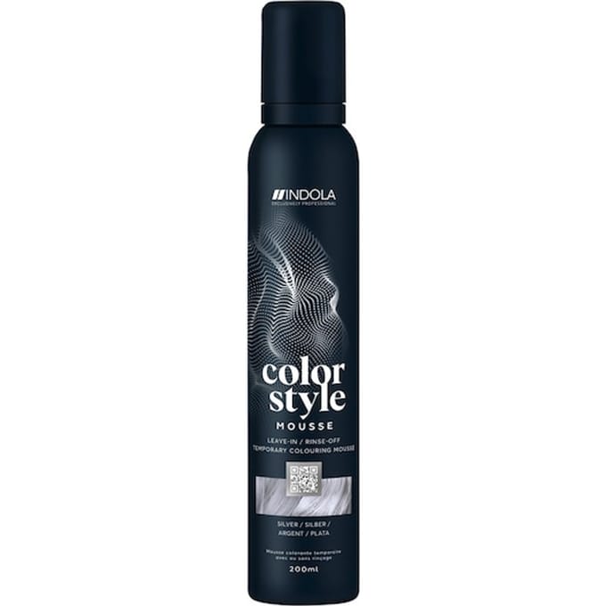 INDOLA Color Style Mousse Zilver Haarkleuring Dames 200 ml