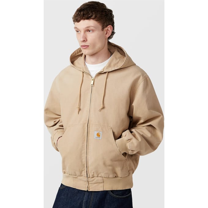 Carhartt Og Active Jas Poplin Lined Bruin