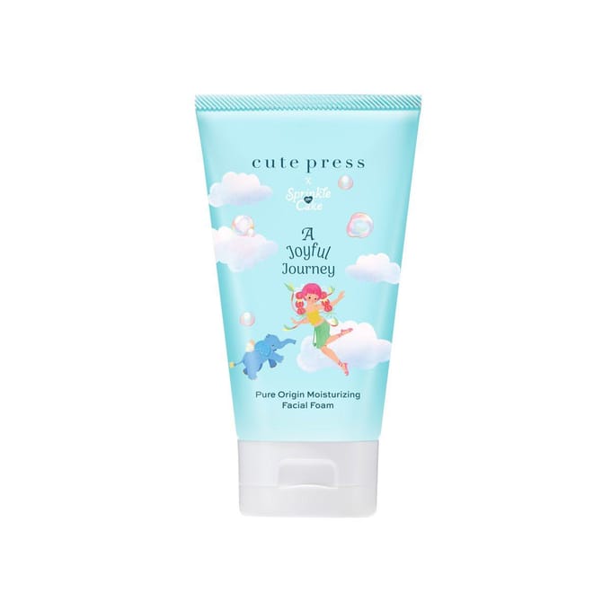 Cute Press A Joyful Journey Pure Origin Moisturizing Facial Foam 120 g. 120 g. white