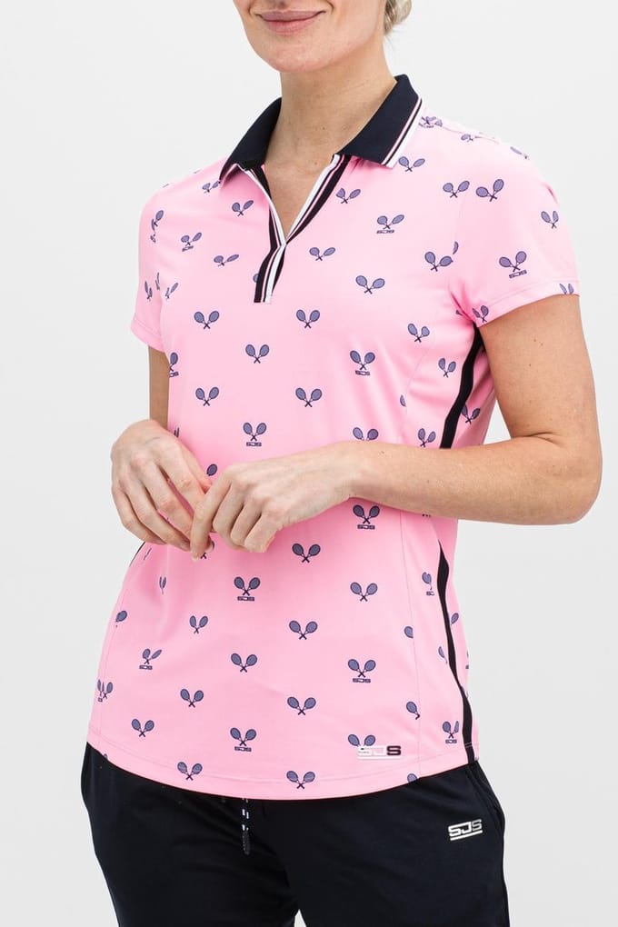 Sjeng Sports Brenda polo - roze - Dames - Maat S