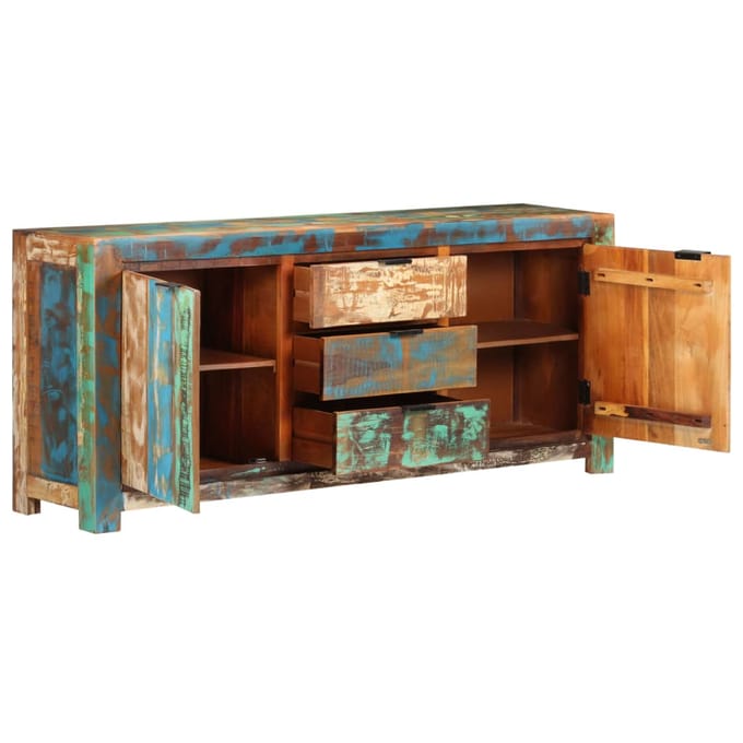 vidaXL - Dressoir - 175x40x75 - cm - massief - gerecycled - hout