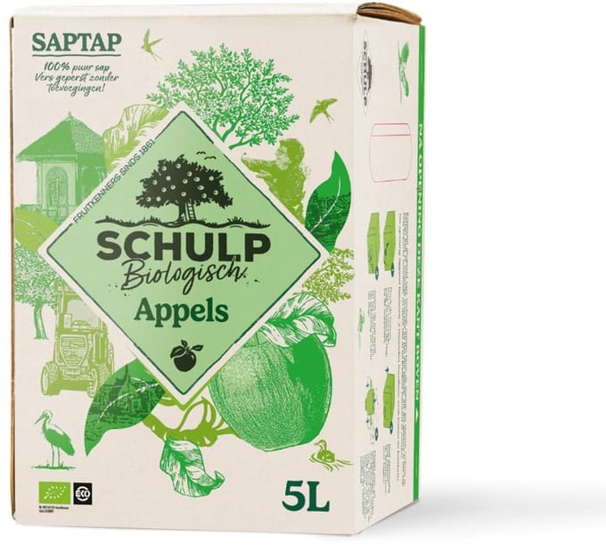Schulp Appelsap saptap bio (5000ml)
