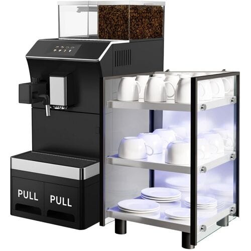 GGM Gastro Kaffeevollautomat - 16 Programme - 5 Zoll Touchscreen - inkl. Tassenwärmer