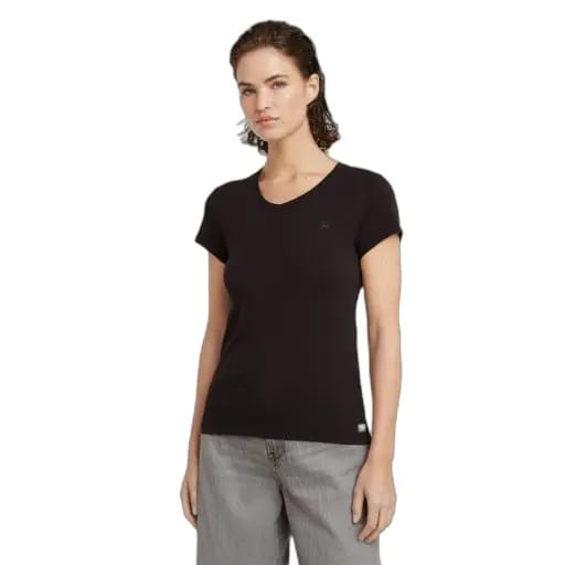G-STAR Eyben slim v t 2.0 wmn Dames Top - dk black