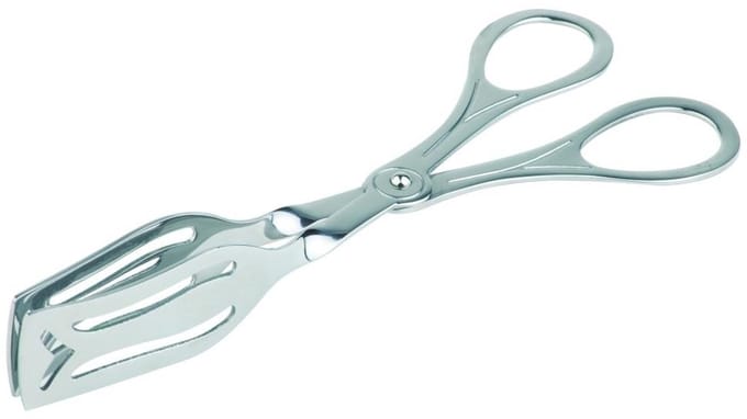 APS Gebaksang - ergonomische serveertang van hoogglans RVS - 19,5 x 7,5 cm
