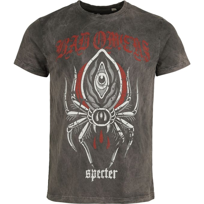 Bad Omens T-shirt - Spider - S tot 3XL - voor Mannen - grijs