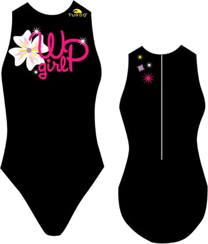 Turbo Zwemkleding Zwart 7-8 Years Meisje