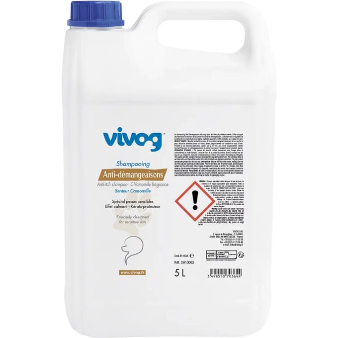 Shampoo voor honden tegen jeuk Vivog