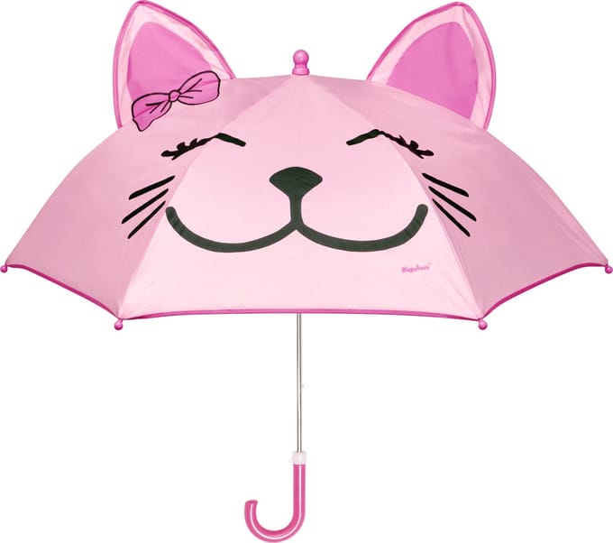 Playshoes-Paraplu-Roze-Kat-Poes