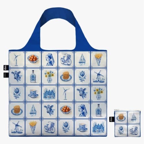 LOQI Shopper - Delfts Blauw Design - Gerecycled materiaal