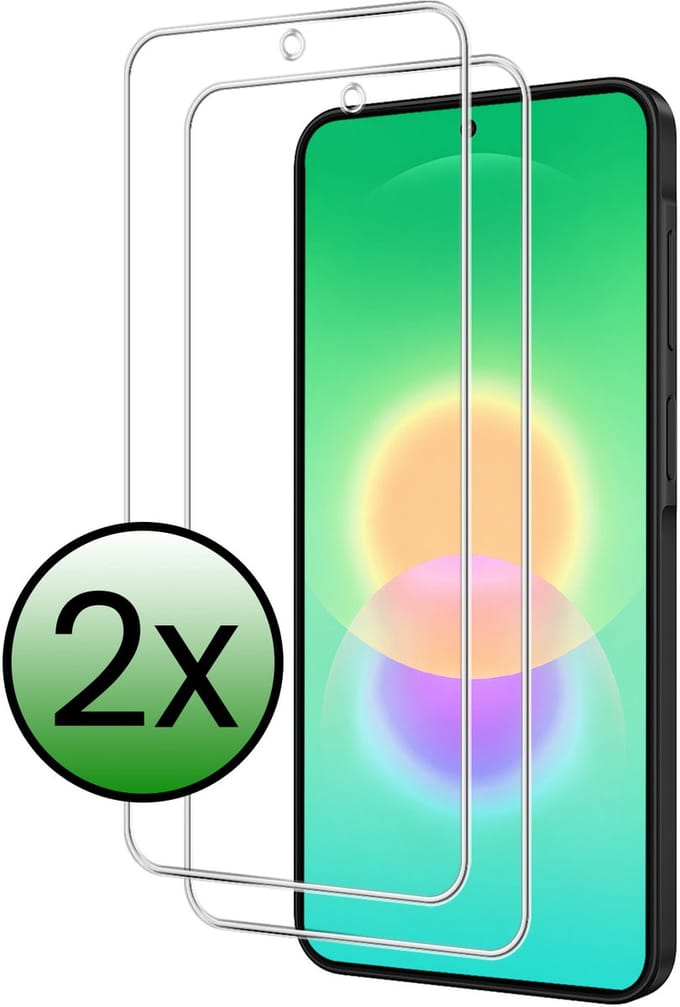 Screenprotector - 2 Stuks Geschikt voor Samsung Galaxy A27 - Extra Sterk - Beschermglas - Gehard Glas - Tempered Glass - Screen Protector
