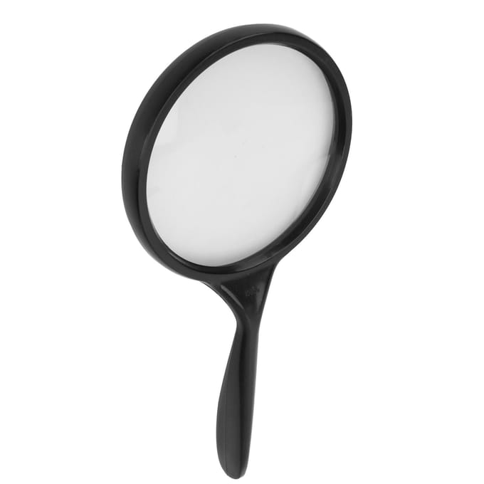 Loupe portative 3x ergonomique à manivelle pour personnes âgées pour la lecture