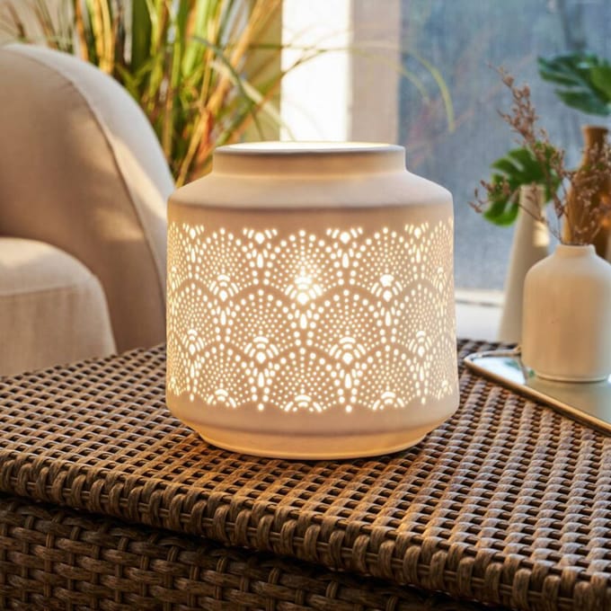 Paulmann Pauleen LED Tafellamp Pretty Sunkiss - E14 - Max. 20W - Woonkamer, Slaapkamer & Eetkamer - Mat Wit