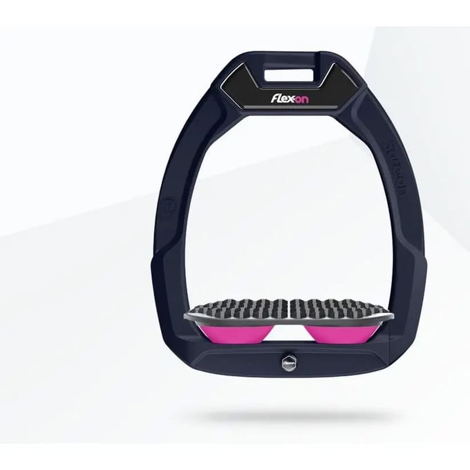 Veiligheidsstijgbeugels Endurance Bruin/Grijs/Roze Flex-On Safe-On