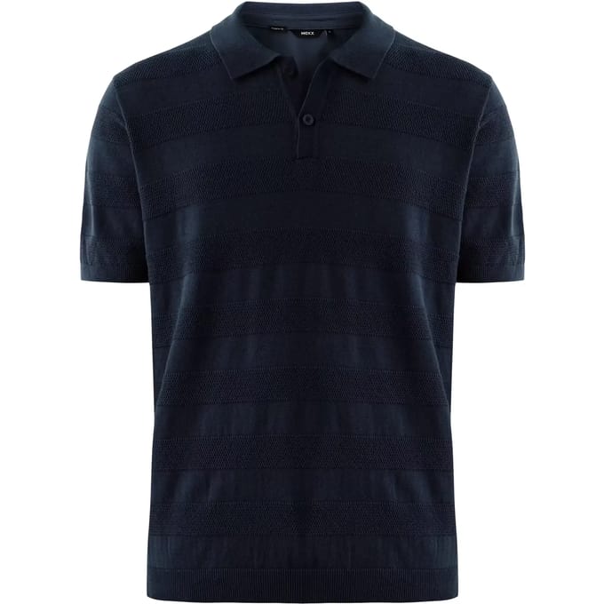Polo met jacquard strepen Mexx