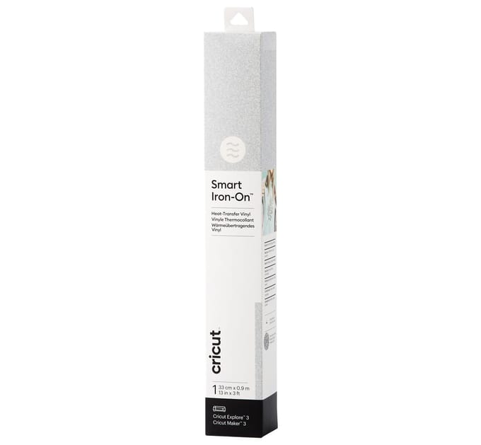Cricut Smart Iron-On - craft material - 33 cm x 2.7 m - silver - vinyl