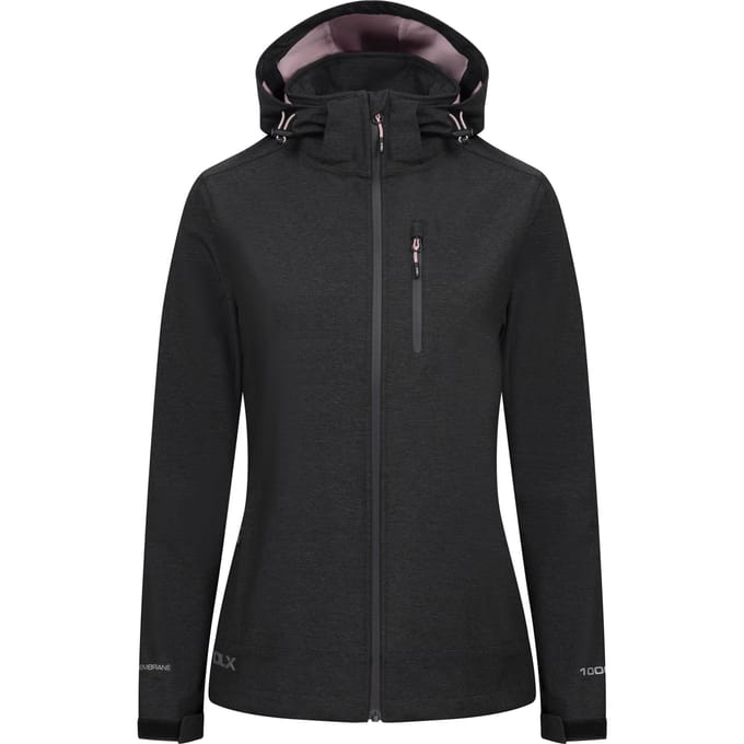 Trespass Dames/Dames Lorimer DLX Softshell Jas (Donkergrijs mergel)