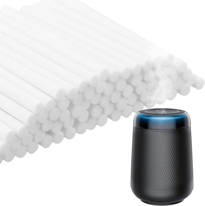 Set van 100 vervangingssticks voor luchtbevochtigers, katoenfilter, aroma diffuser en humidifier accessoires