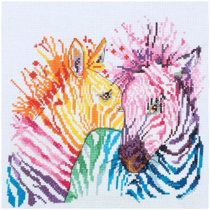 Borduurpakket Zebras