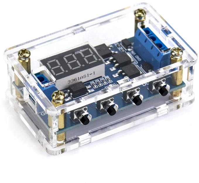 Programmeerbare Tijdrelais Module DC 5V-30V met LED Display en Dual MOS