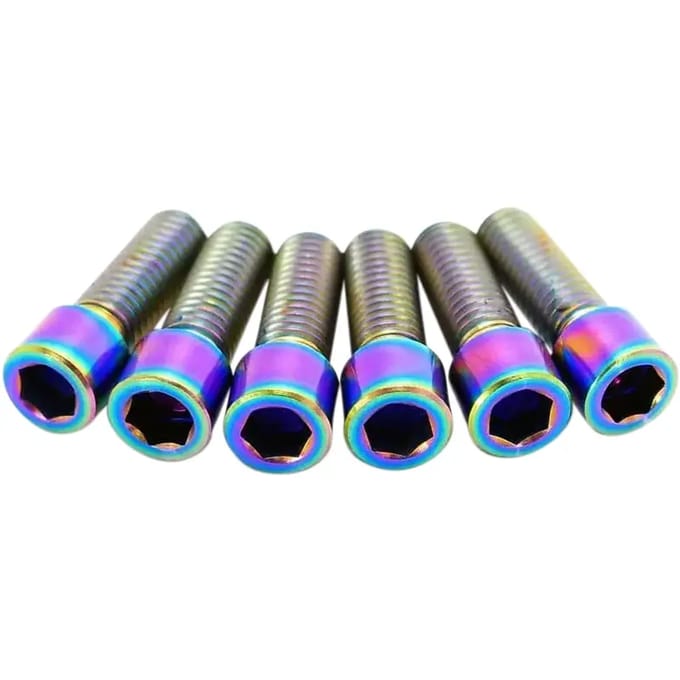 Tlc Titanium M8 Klem-/Steunbout | Oil Slick gray