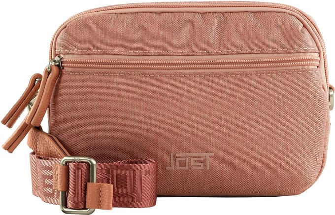 JOST Schoudertas Bergen Crossover Bag Apricot Oud roze