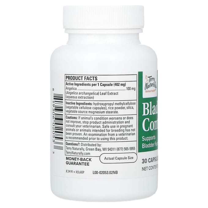 Diergezondheid, Blaascontrole, 30 Capsules