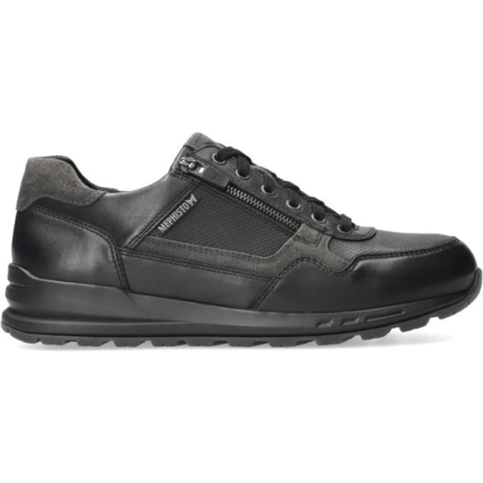 Mephisto  - heren sneaker - zwart - maat 45 (EU) 10.5 (UK)