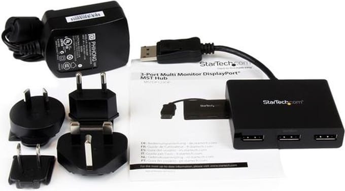 StarTech.com Triple Head DisplayPort 1.2 Multi Monitor MST Hub