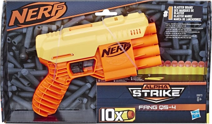NERF Alpha Strike Fang QS-4 - Geel